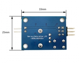 DC 5V Servo Motor Tester Servo 3-gear Indicator Manual Automatic Reset Controller